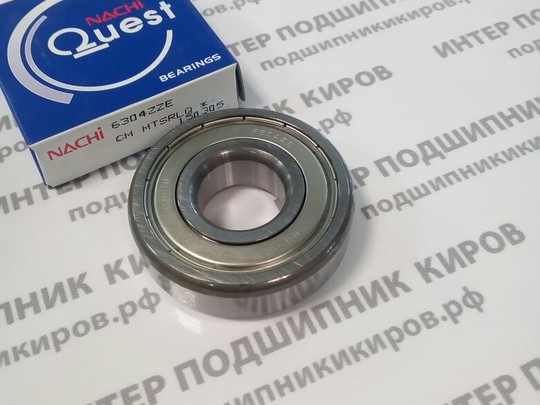 6304 ZZE (80304) NACHi подшипник шариковый (20*52*15)